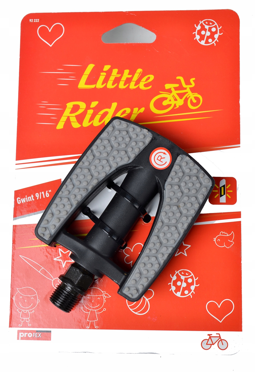 PEDAŁY ROWEROWE DLA DZIECI 9/16 ANTYPOŚLIZGOWE LUX Model 92222 PROFEX