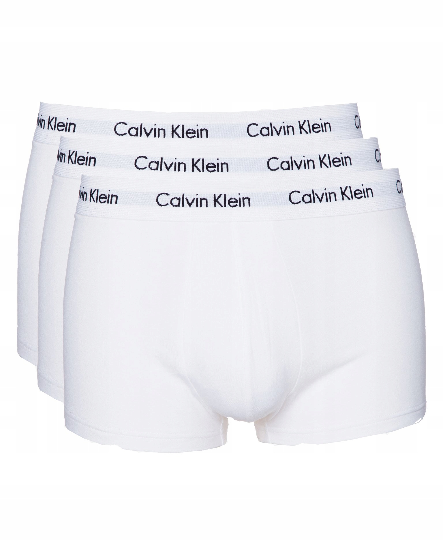 

Calvin Klein 3-pack Męskie Bokserki Białe Low - XL