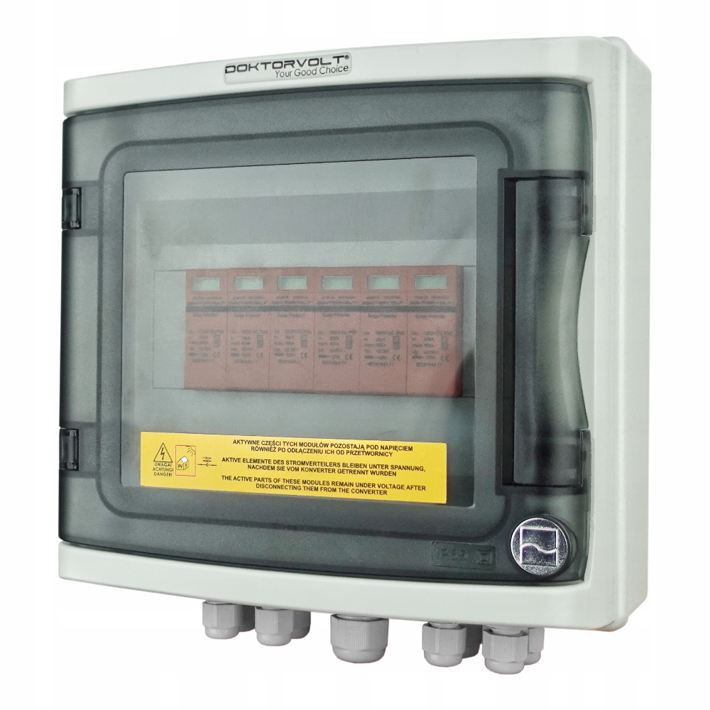 Fotovoltaický rozvádzač Pv DC 1000V T1 T2 Doktorvolt DV-4463-FOT