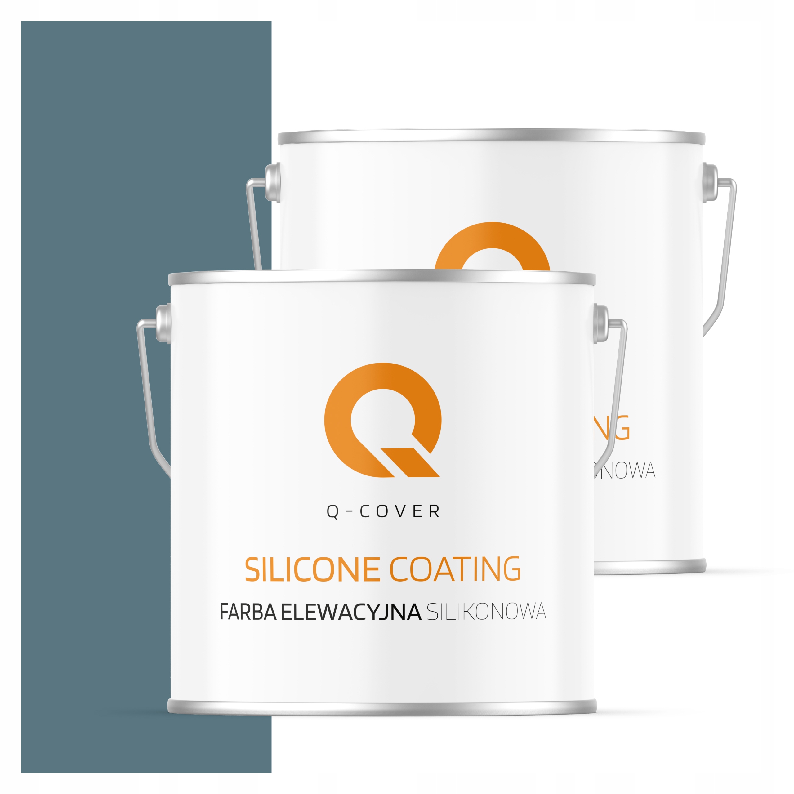 Fasádna farba Fasádová 5L Silikónová Uv Farba Tmavomodrá