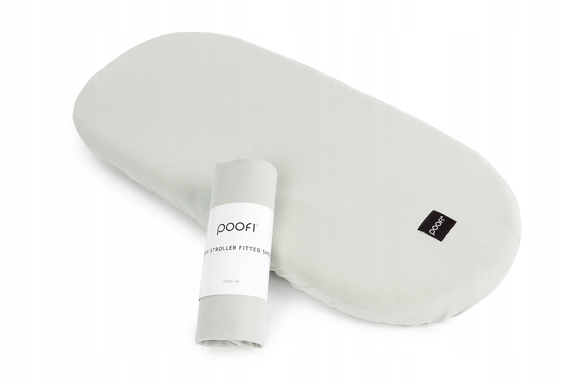 

Prześcieradło do wózka Poofi Organic Jasny Szary