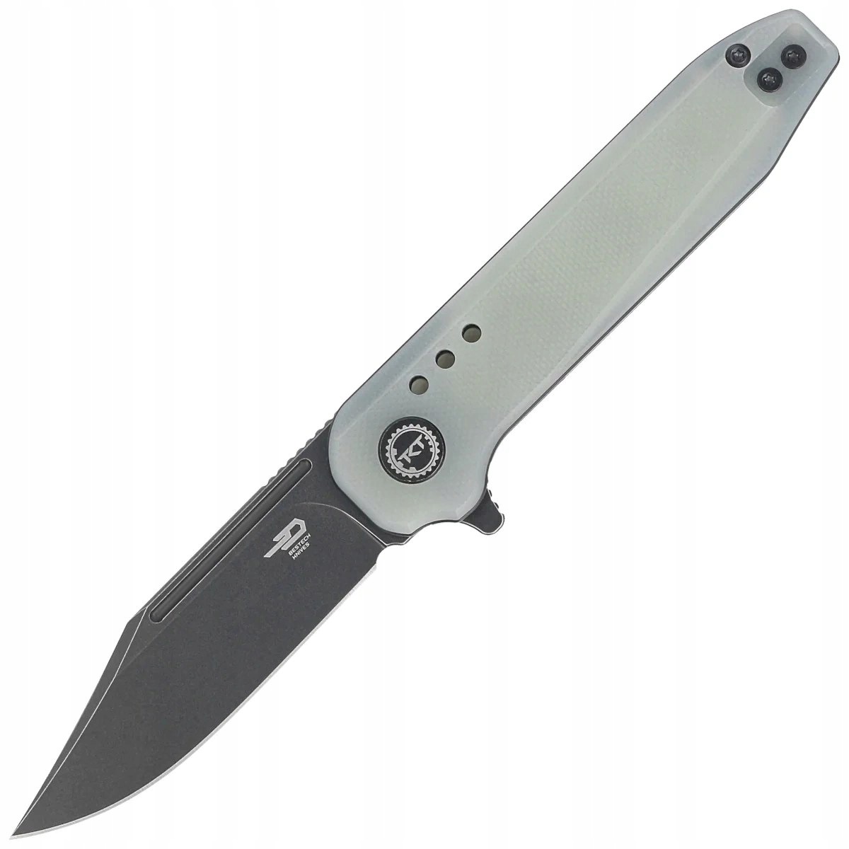 Nůž zavírací Bestech Syntax Cp Transparent G10, Black (BG41C)