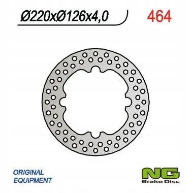 Brzdový kotúč Zadný (220X126X4)