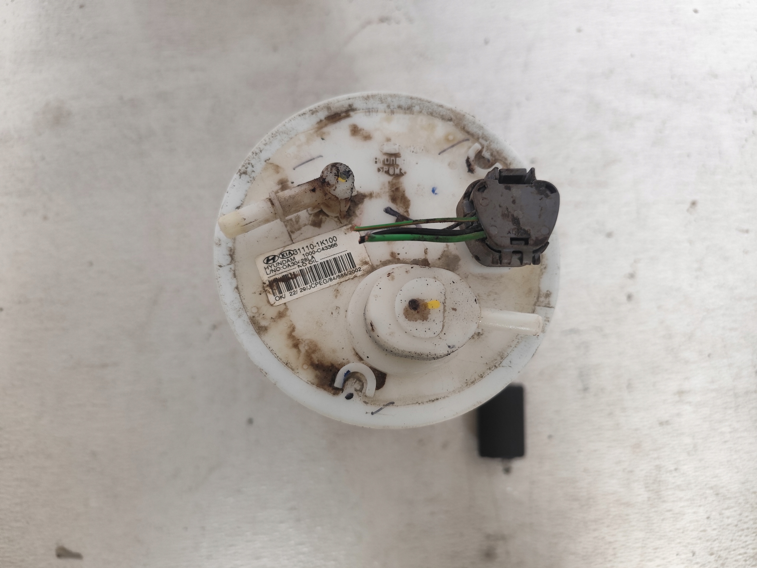 HYUNDAI IX20 2018 petrol feed pump