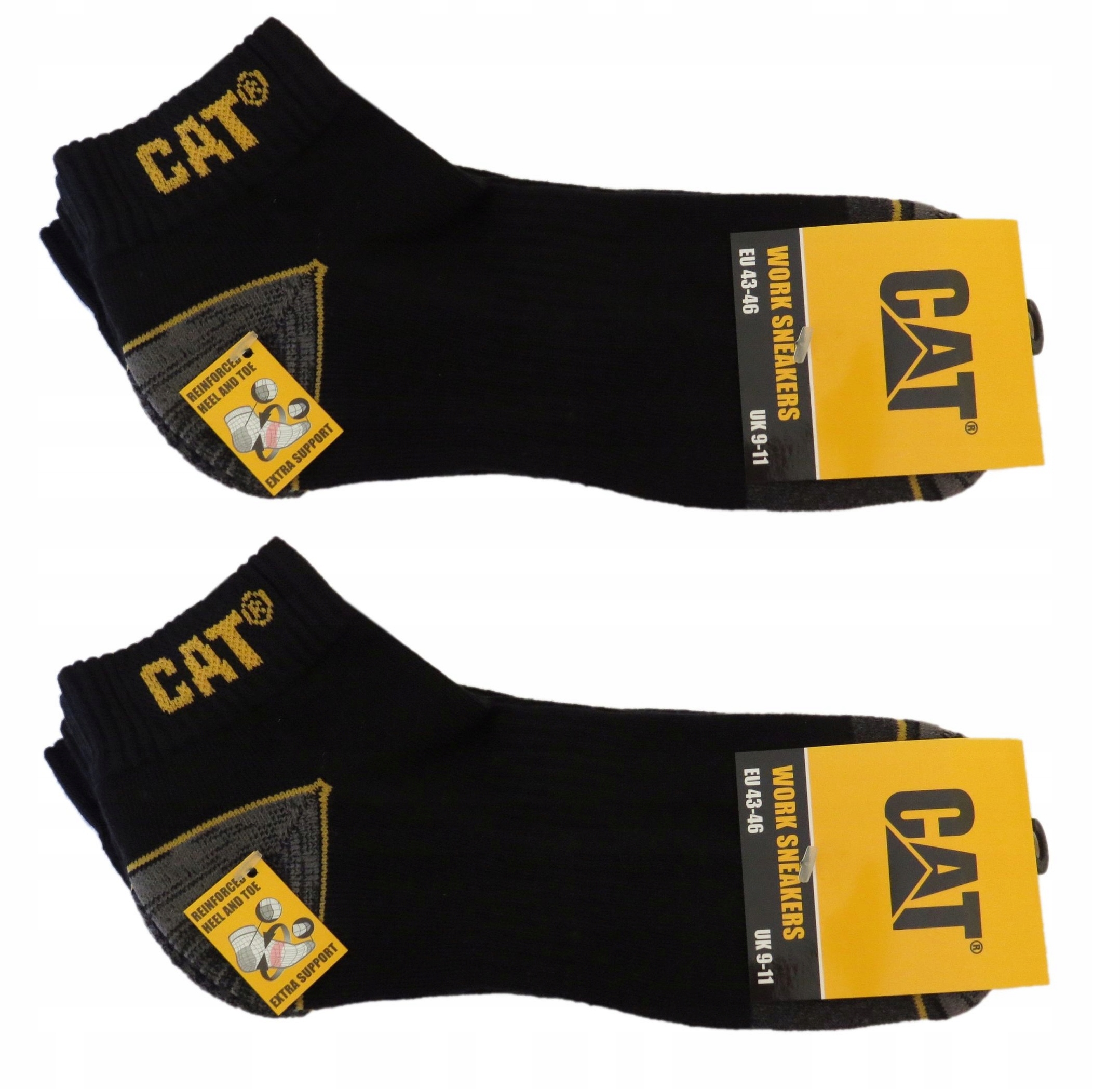 6szt Cat Caterpillar stopki robocze 39-42 czarne