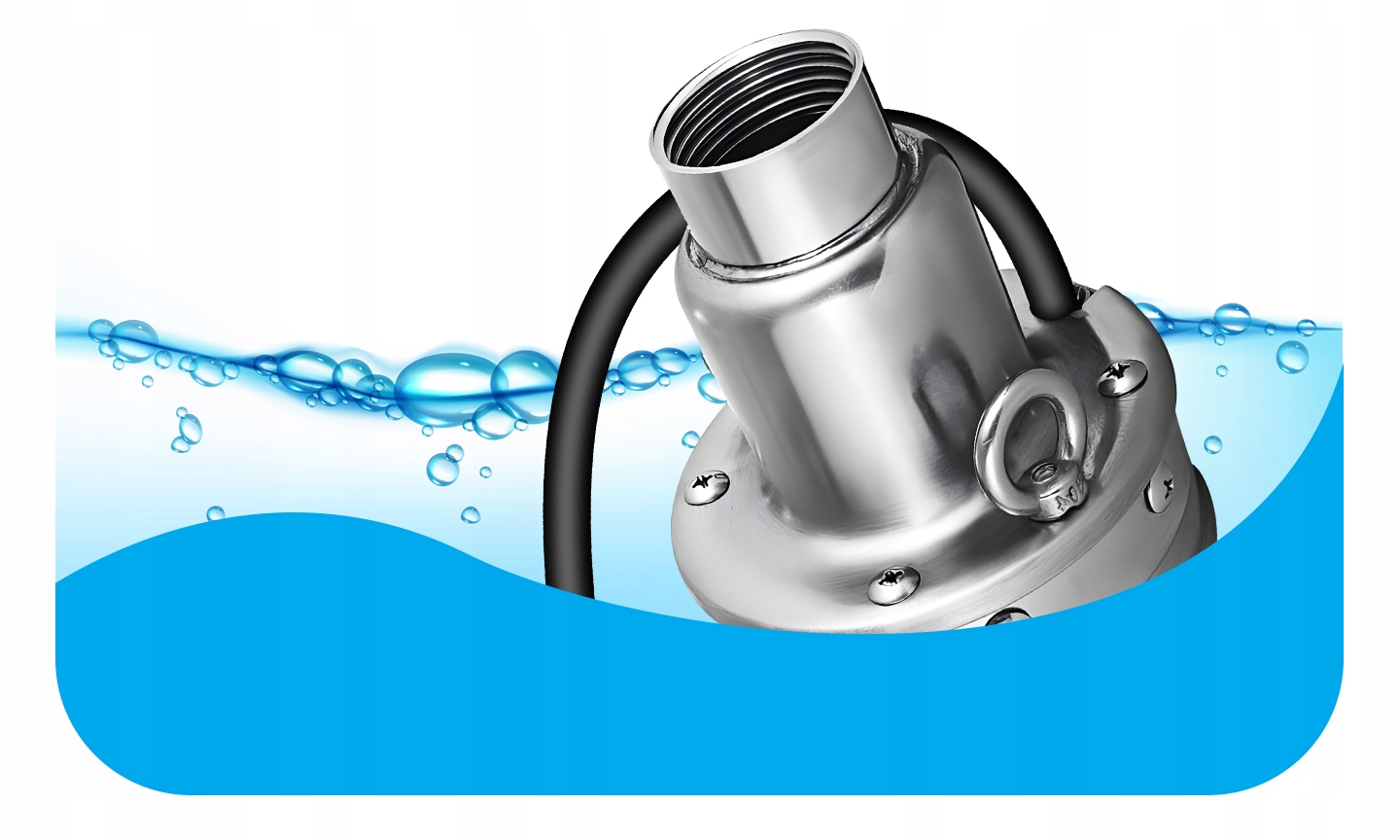 POMPA GŁĘBINOWA DO WODY CZYSTEJ DO STUDNI WYDAJNA MOCNA STAL 4" CALOWA Producent inna