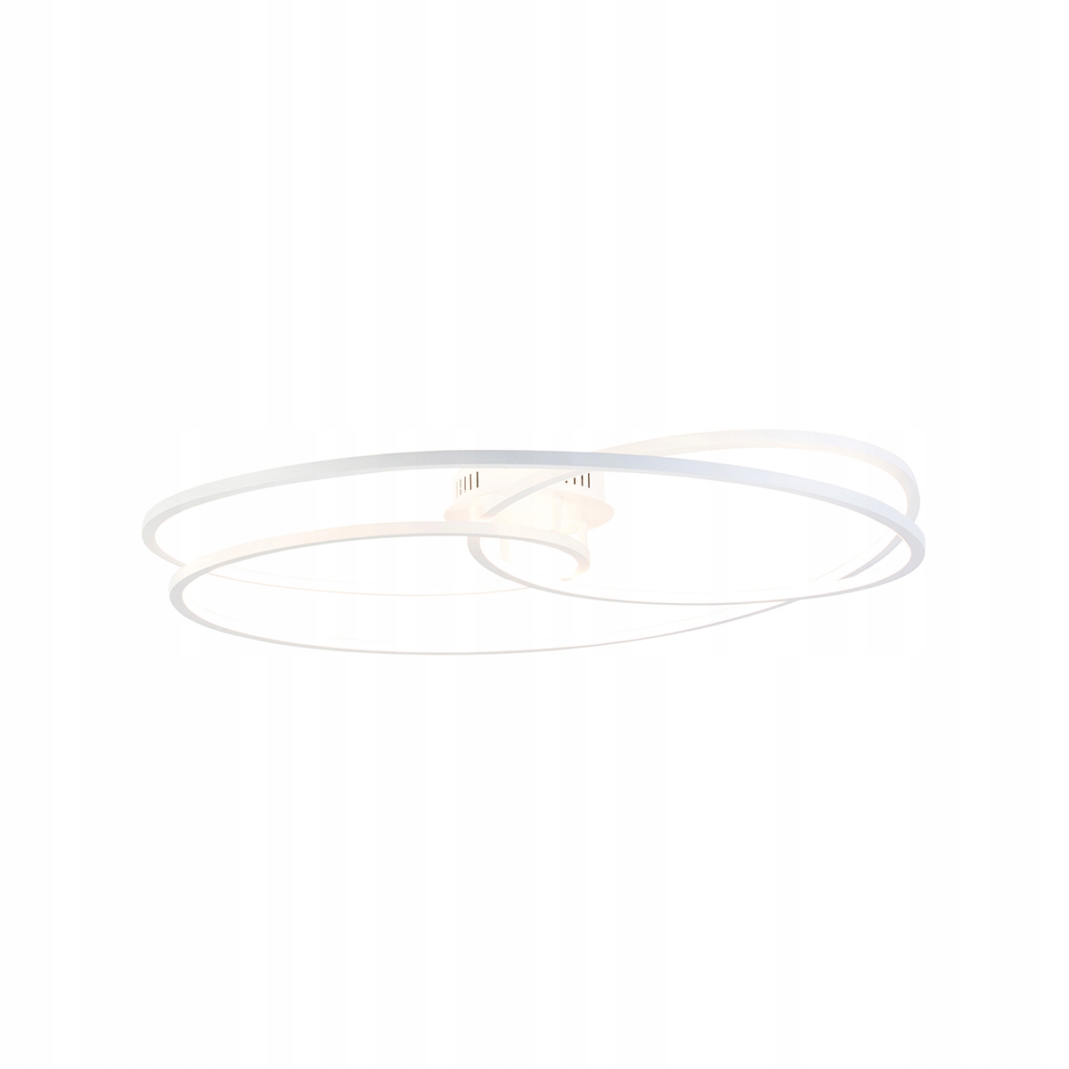 Stropné Svietidlo okrúhly Qazqa biely 78 cm