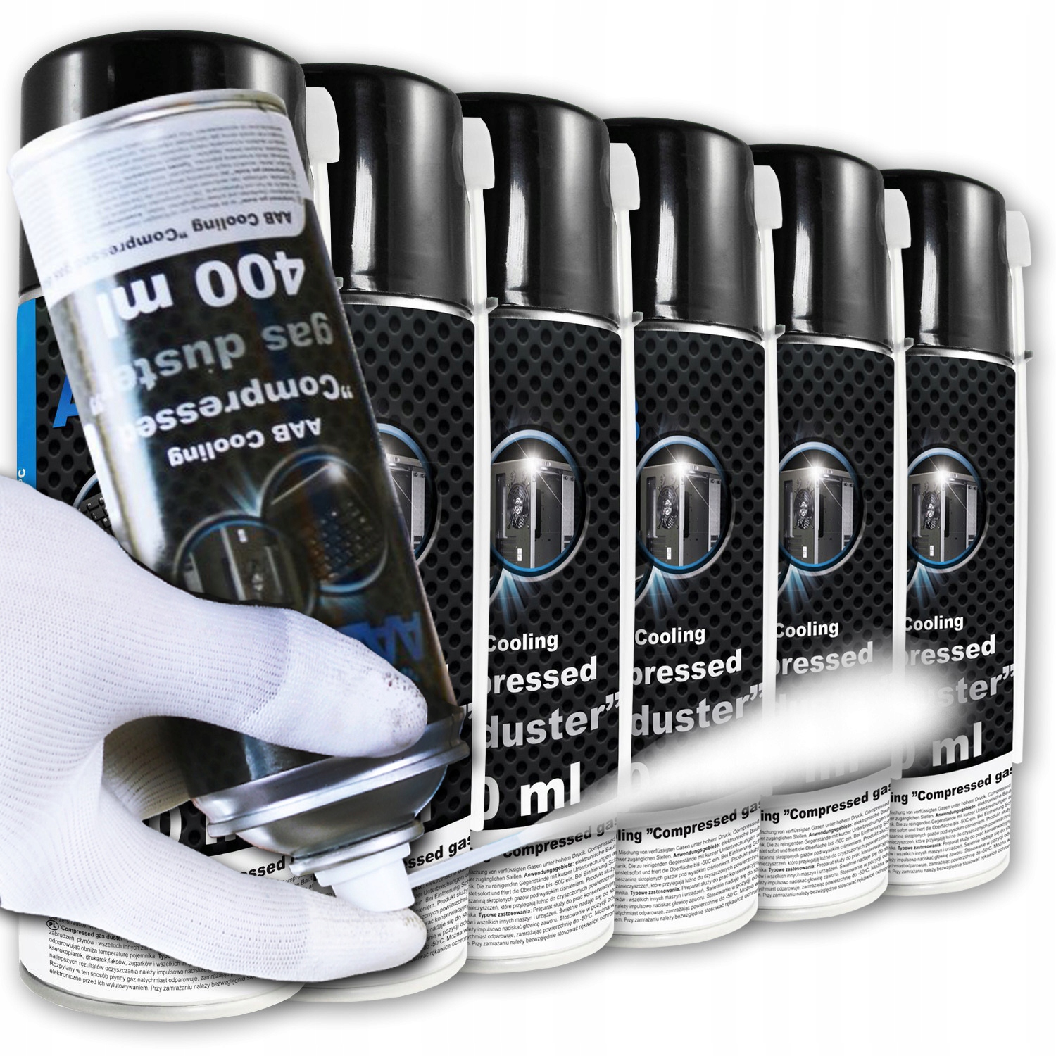 AAB COOLING ZAMRAZACZ W SPRAYU DO 50C ICE 6x400ml