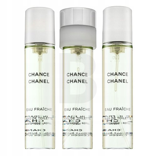 Chanel Chance Eau Fraiche Refill toaletní voda pro ženy 3 x 20 ml