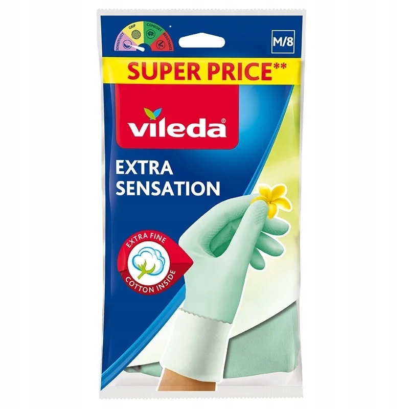 

Rękawice Vileda Extra Sensation "M"