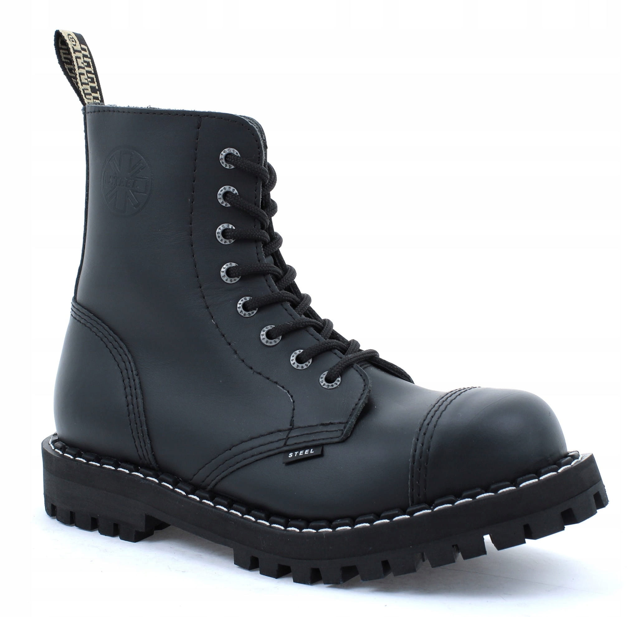 

Glany Steel Czarne Matowe 8-DZIUR 114/O/CR.B 46