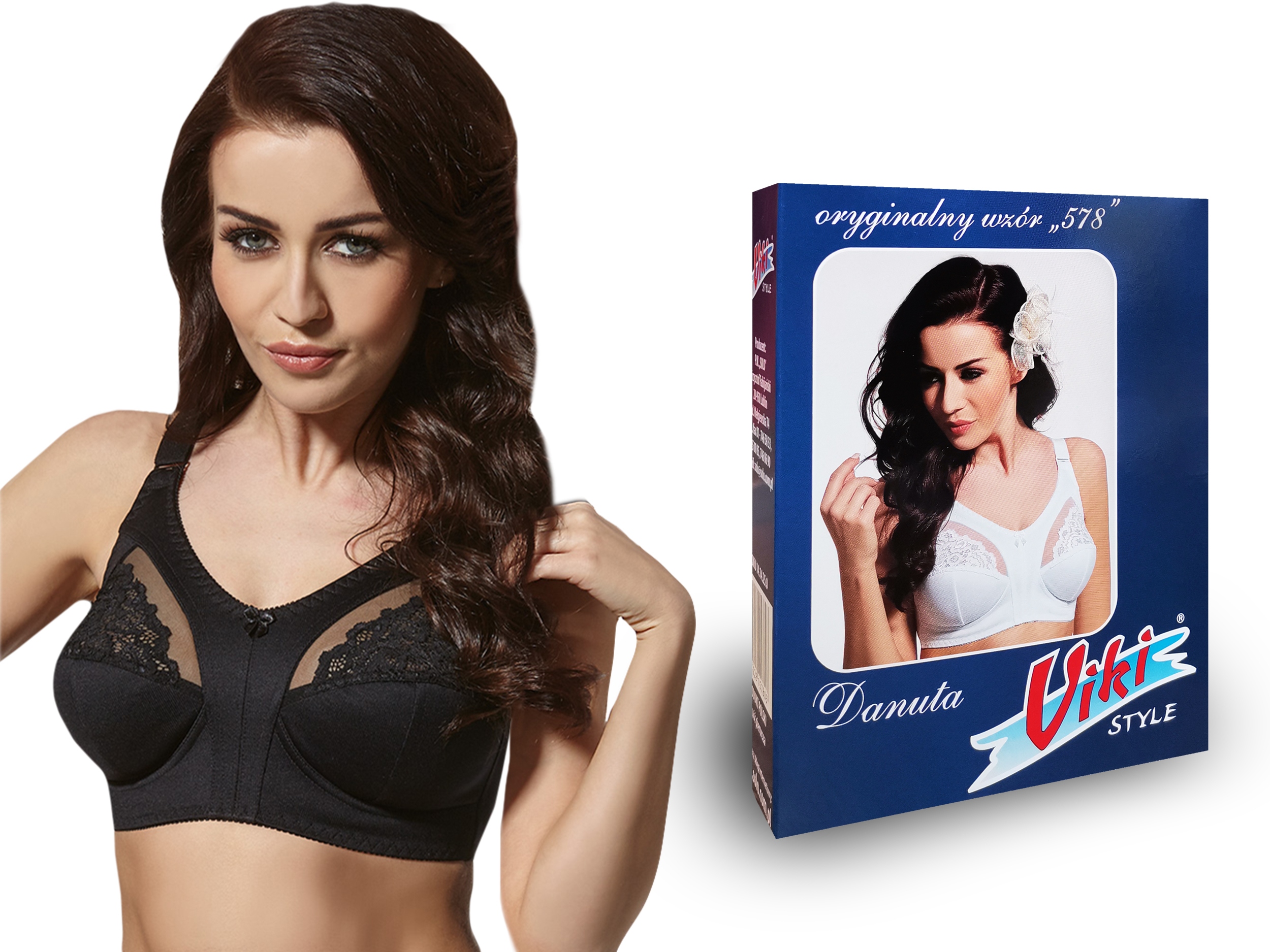 

Viki biustonosz 578 Danuta czarny 90C
