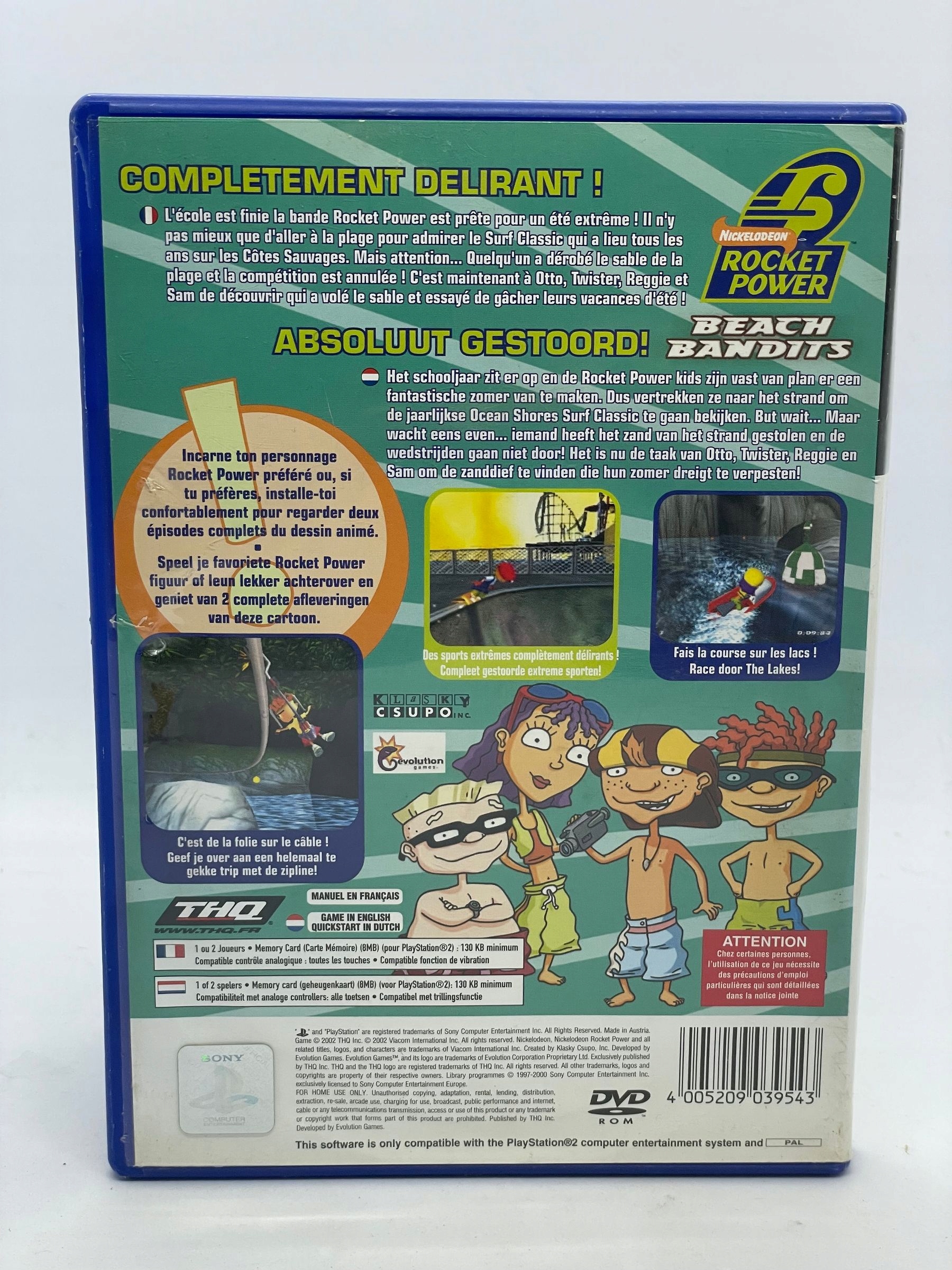 Gra Rocket Power Beach Bandits PS2 Tematyka przygodowe