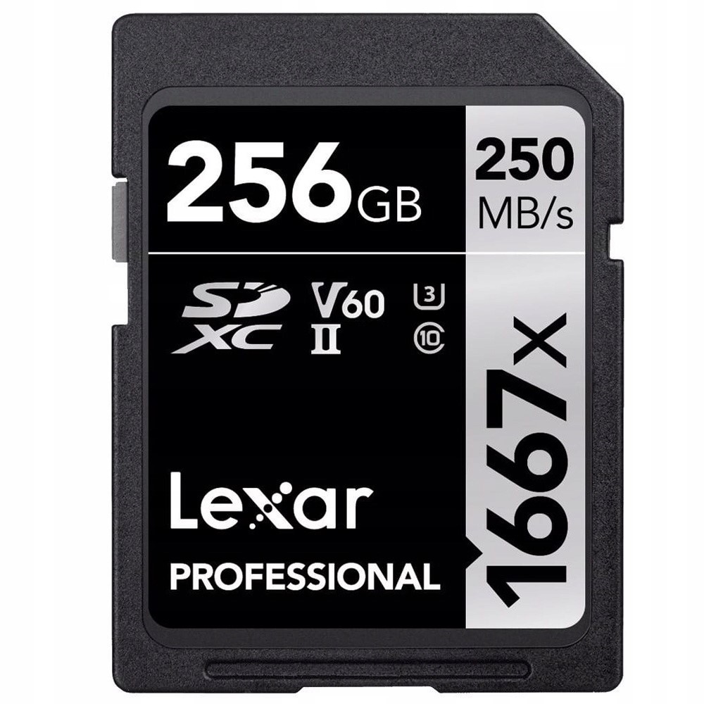 Karta LEXAR Professional SDXC 256GB 1667x 250MB UHS-II