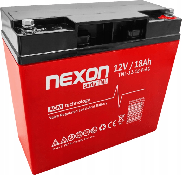 Akumulator żelowy Nexon Gel Deep Cycle 12V 18Ah