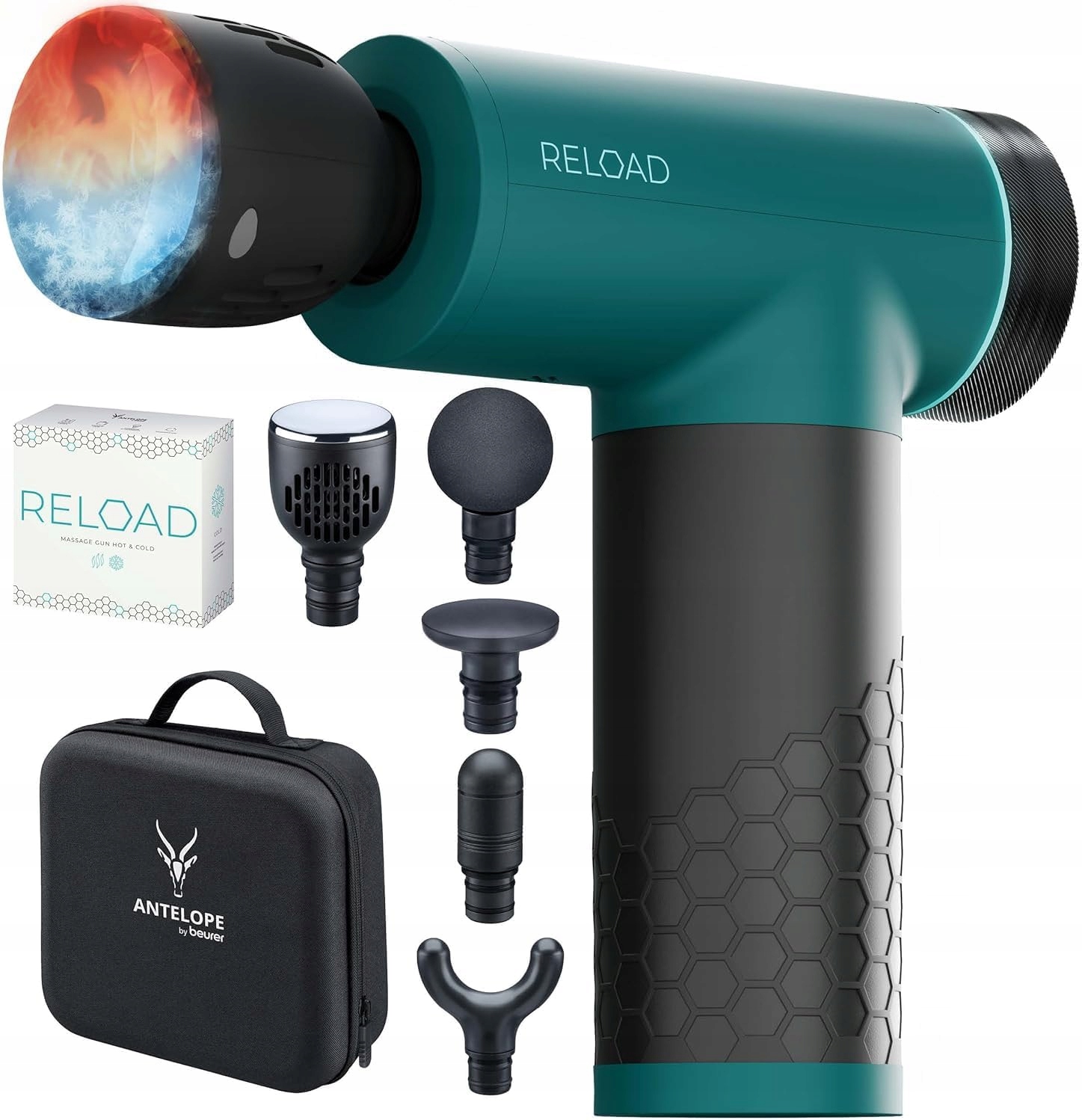 Masážní Přístroj s funkcí vyhřívání a chlazení Beurer Reload