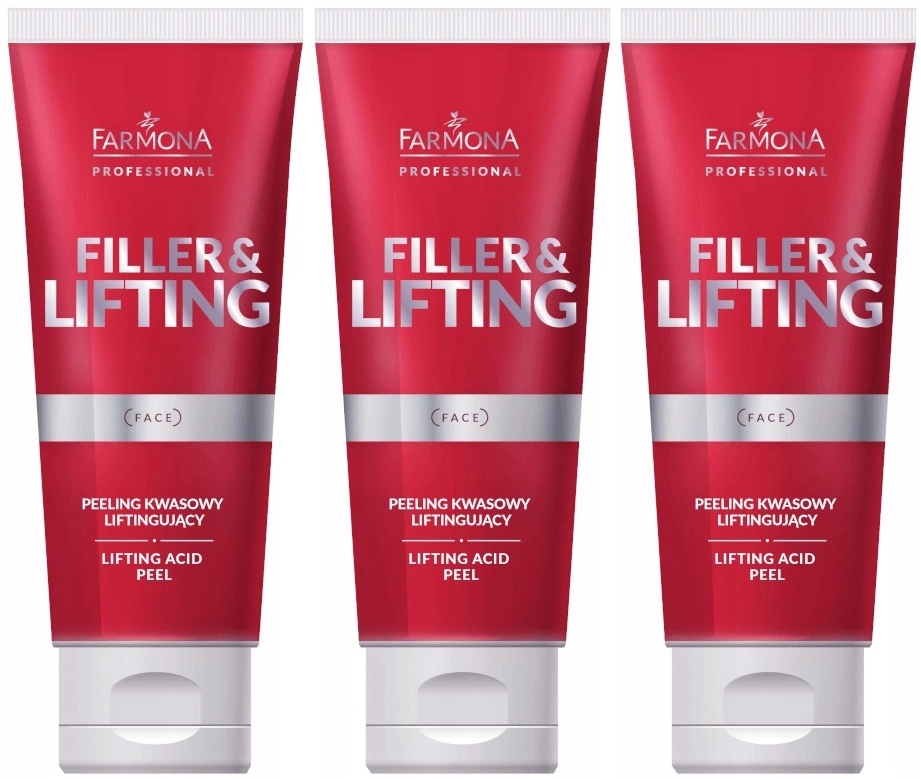 Sada 3x Filler&lifting Liftingový kyselý peeling 200 g Mrtvá pokožka