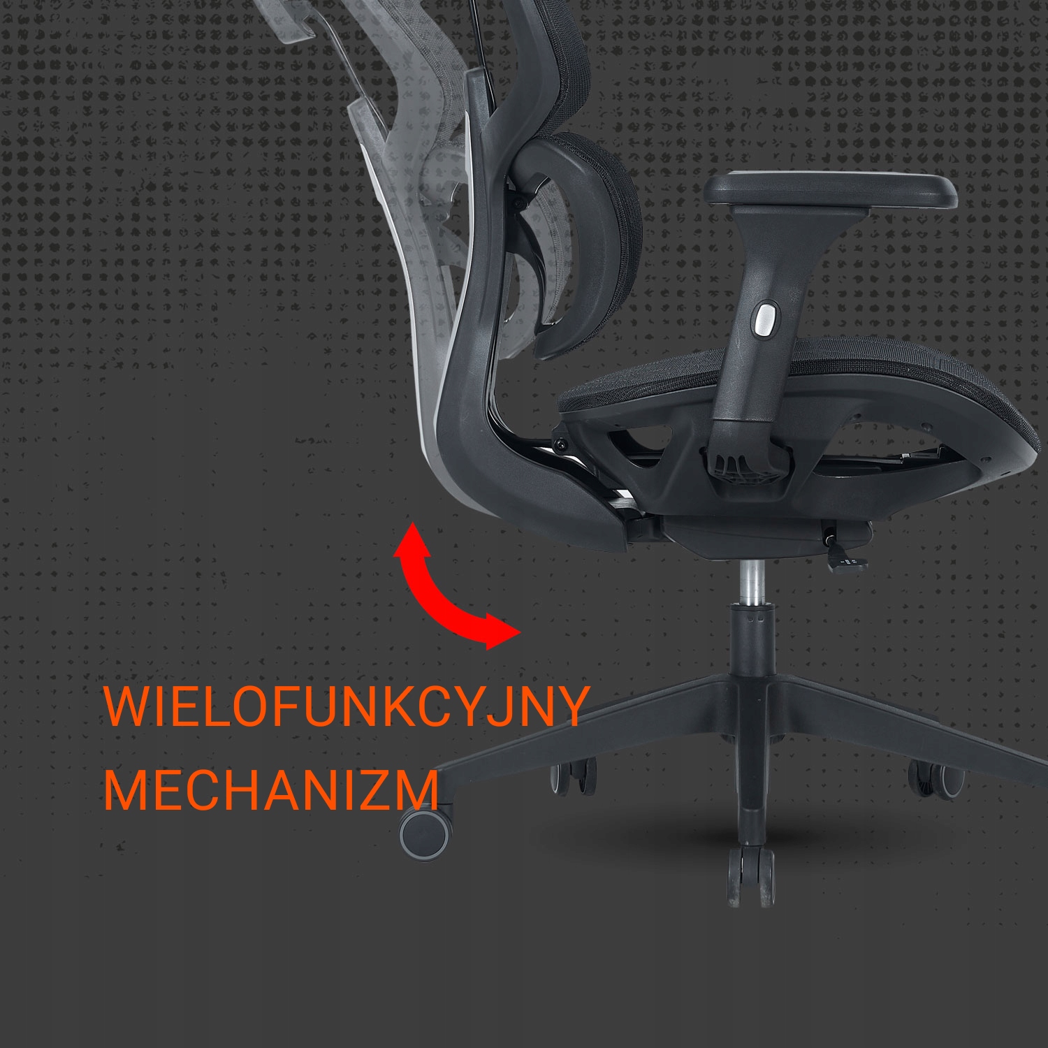 CANYON Fotel Gamingowy Ventra MOCH01 Mesh Czarny — 14