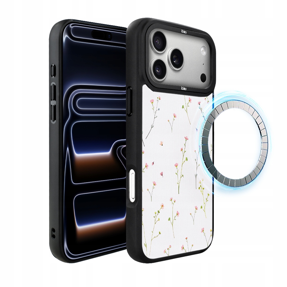 Pouzdro pro iPhone 17 Pro Max Ibizu DropGuard Matt s MagSafe, polní fantazie