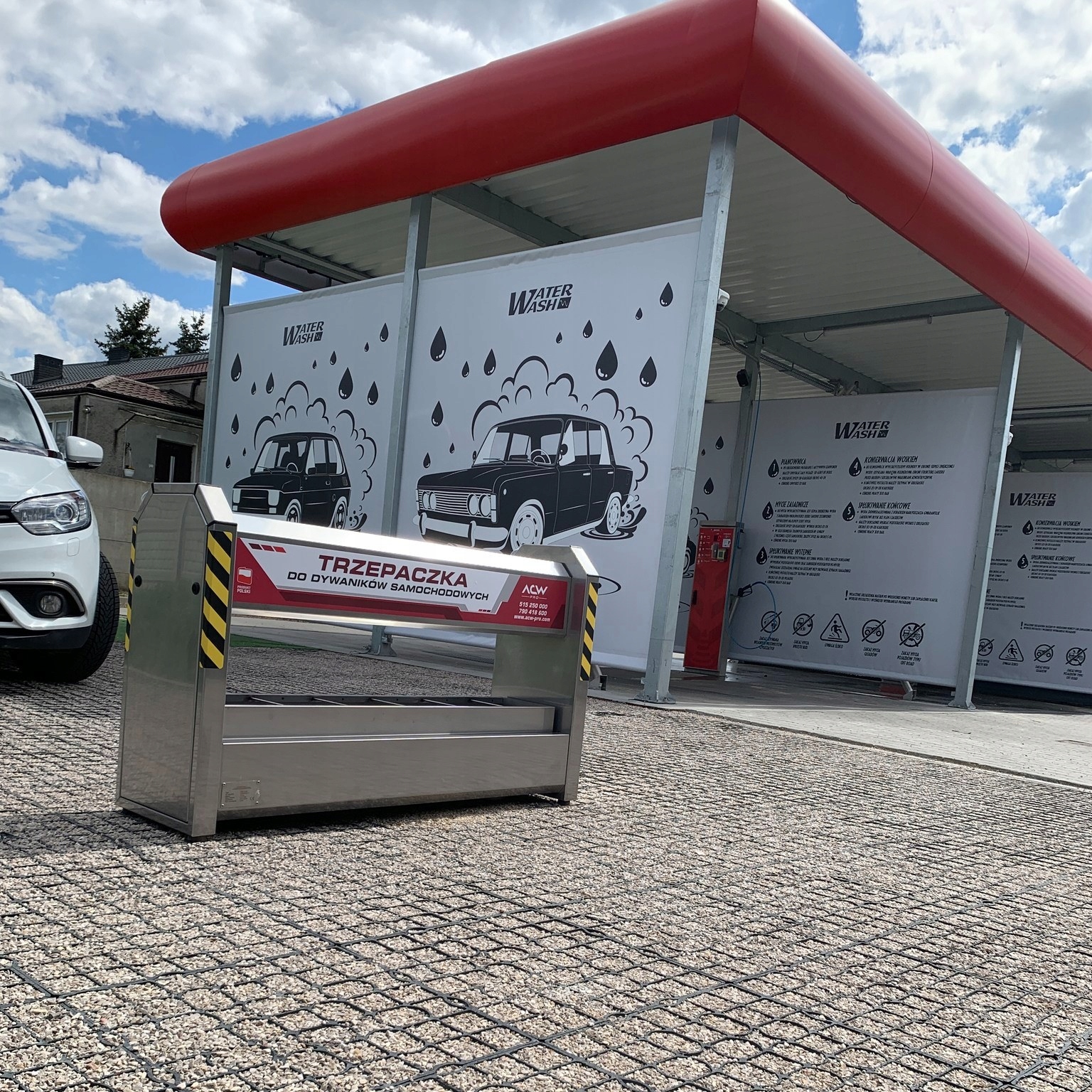 Trzepaczka do dywaników samochodowych i mat wejściowych Producent Inny