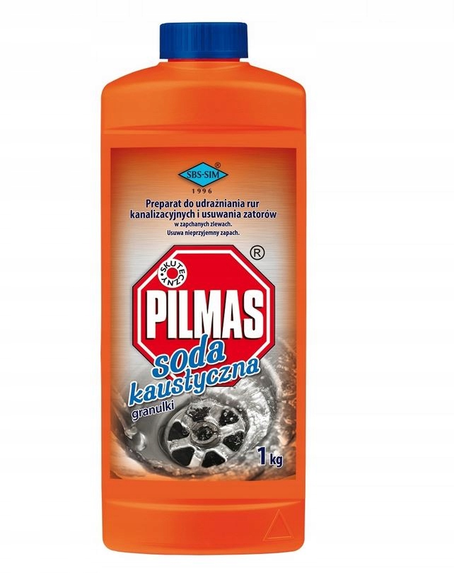 SODA KAUSTYCZNA DO UDRAŻNIANIA RUR 0,5KG pilmas