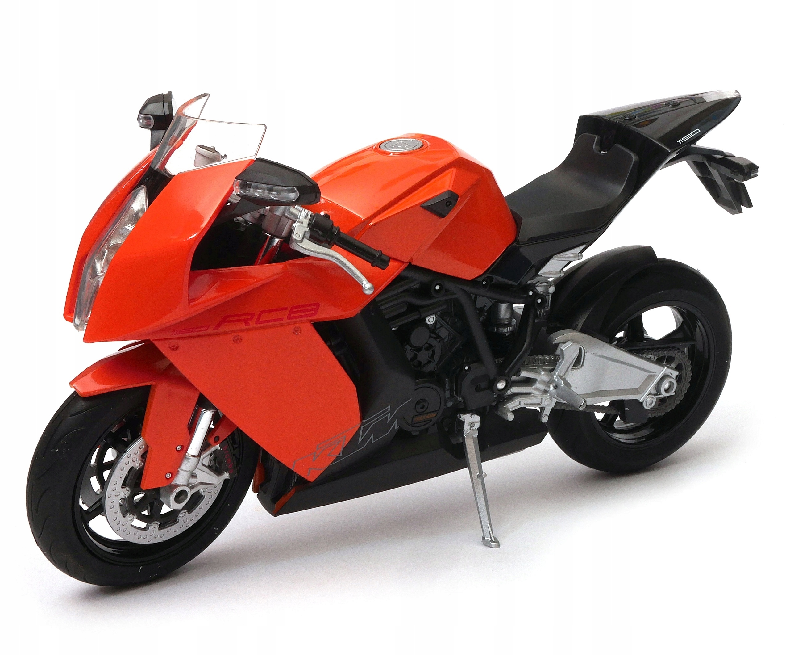Ktm 1190 RC8 1:10 model motocyklu Welly silnice.