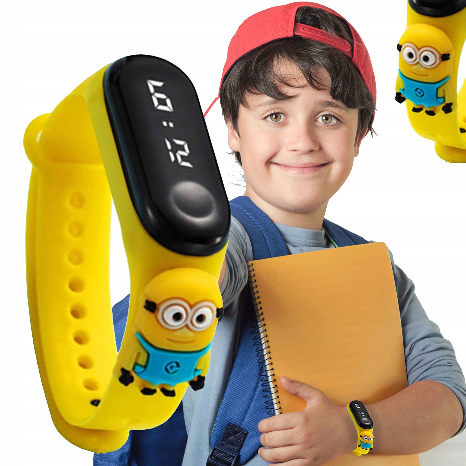 

Zegarek Dla Dzieci Smartband Opaska Minionki Led