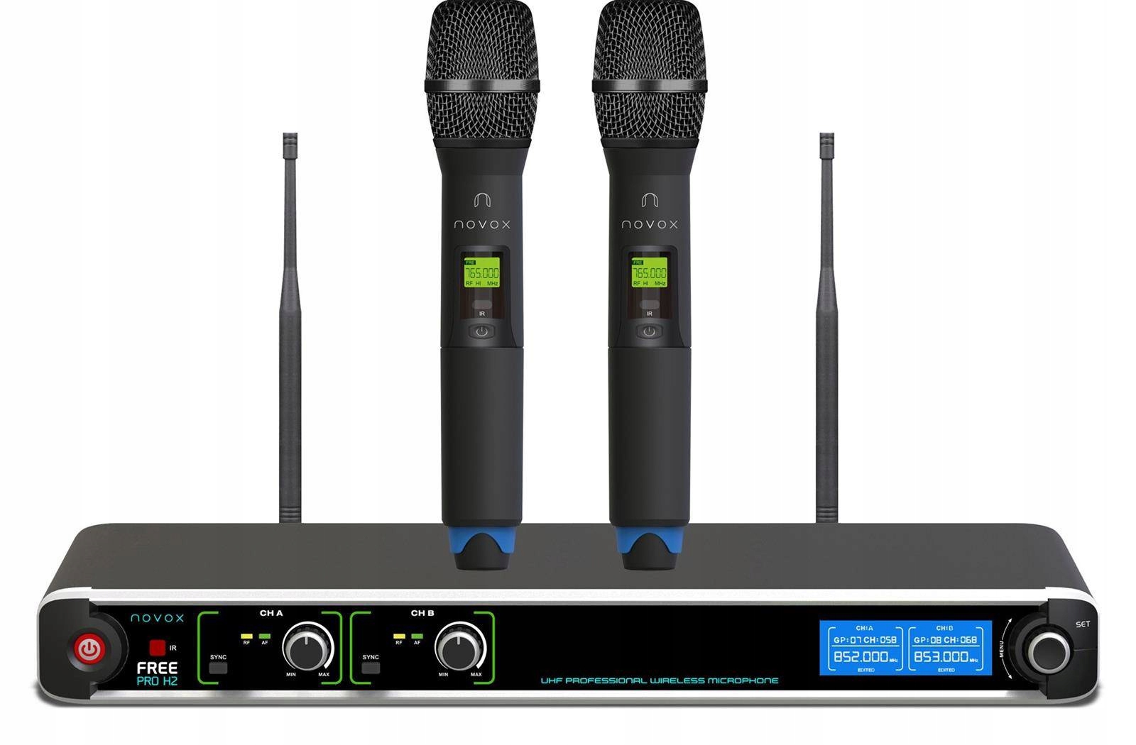 Novox Free Pro H2 – sada 2 bezdrátových mikrofonů