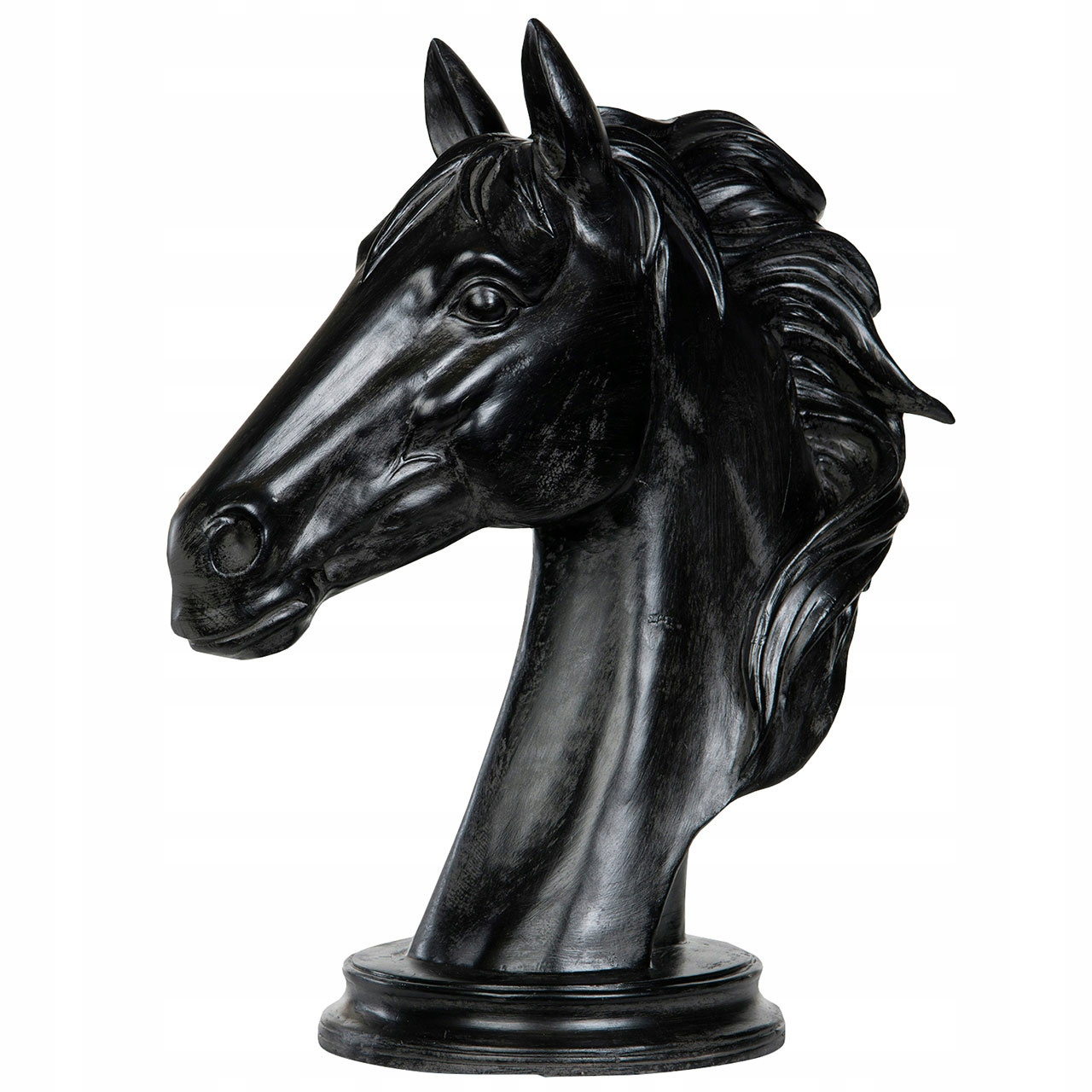

Figurka Głowa Konia czarny mat wys. 41cm
