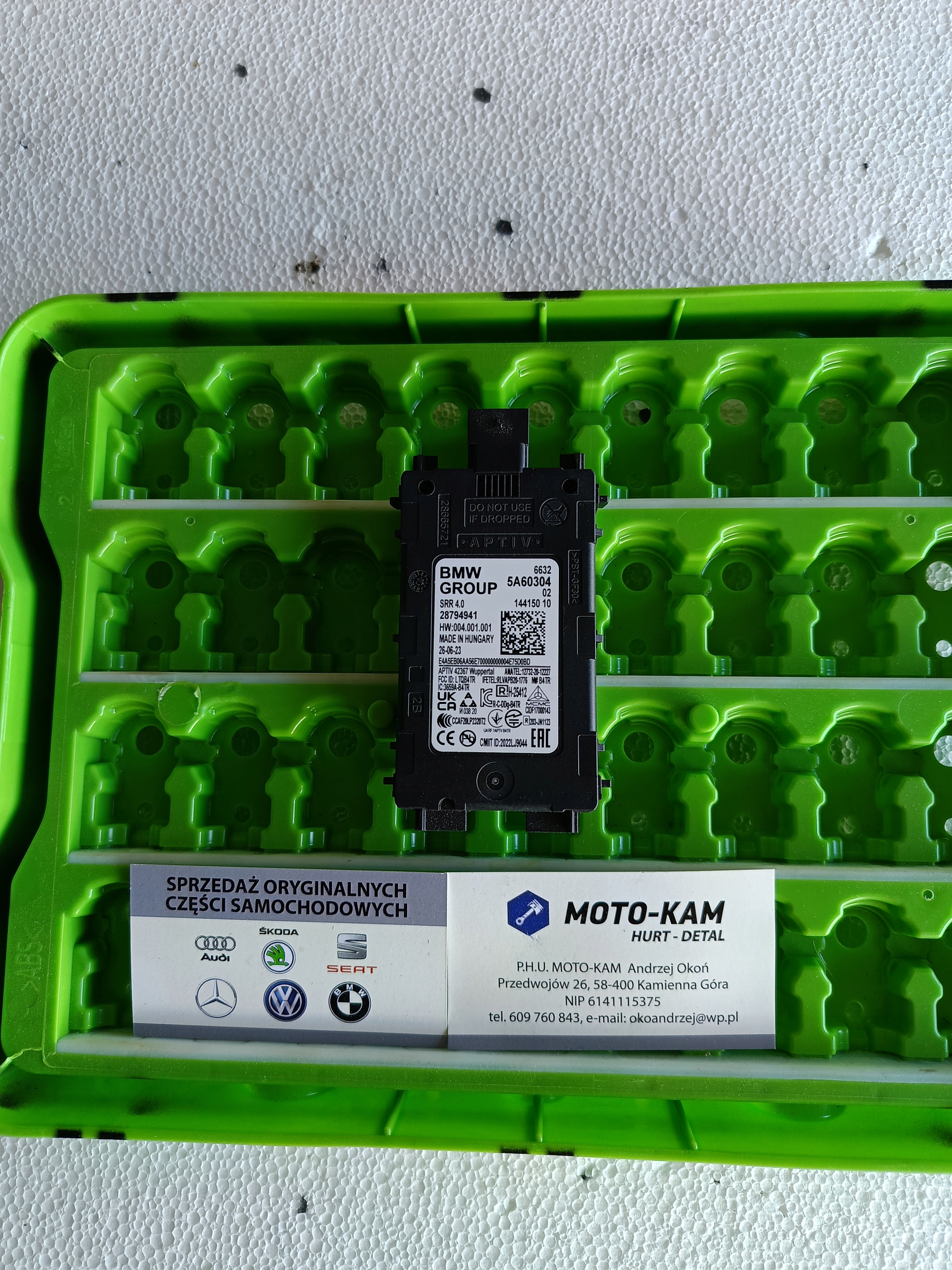 BMW RADAR ASYSTENT 66325A60304 28777050 5A60304 POTESTOWY