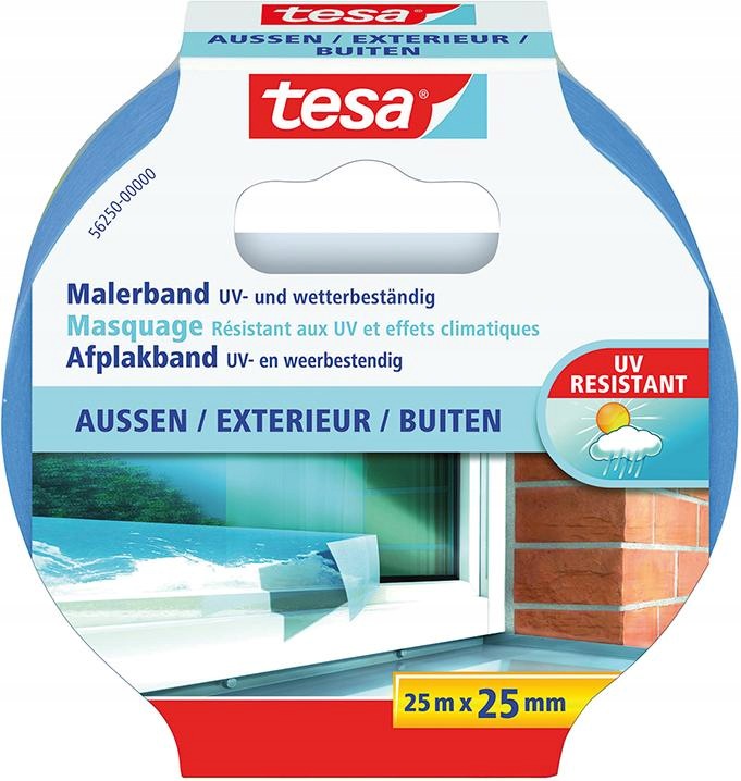 Vnější malířská páska 25 mm x 25 m Outdoor 56250 Tesa 12 ks