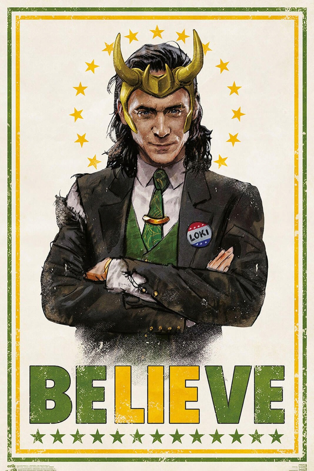 

Plakat z filmu Marvel Loki Believe 61x91.1 cm