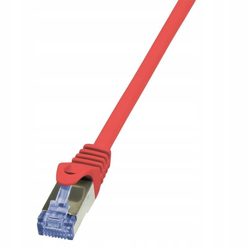 Patchcord LogiLink CQ3054S Cat.6A S/FTP 2m czerwon