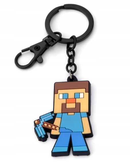 

Nowy brelok, przywieszka figurka - Steve Minecraft