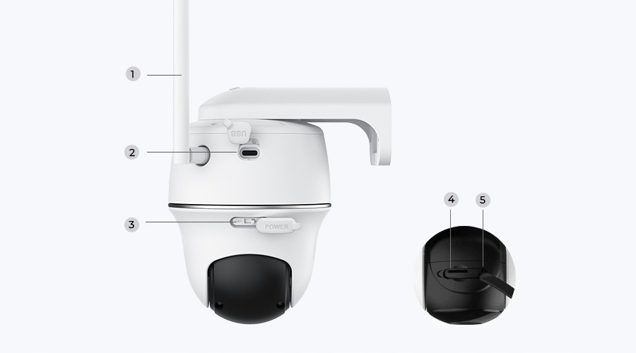 Kamera WIFI IP REOLINK z własnym zasilaniem Argus PT 2K + karta 64GB gratis Marka Reolink