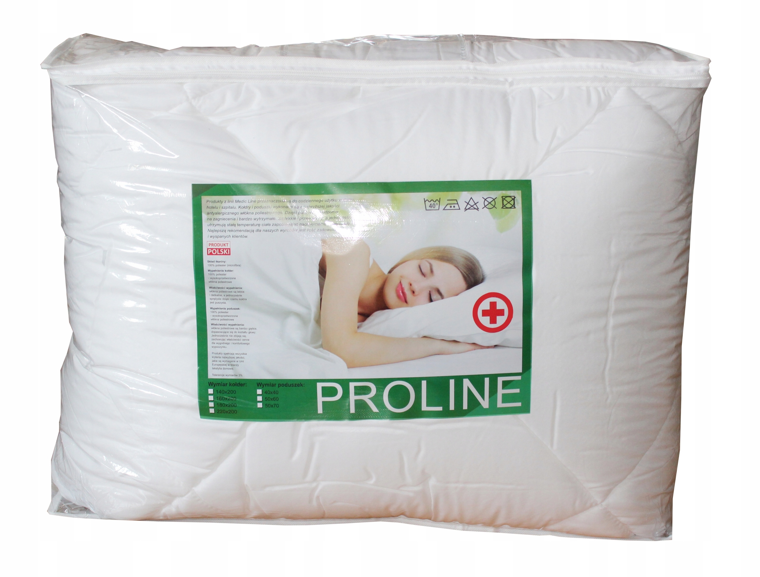 

Kołdra Antyalergiczna 140x200 + 2 PODUSZKi 50x60