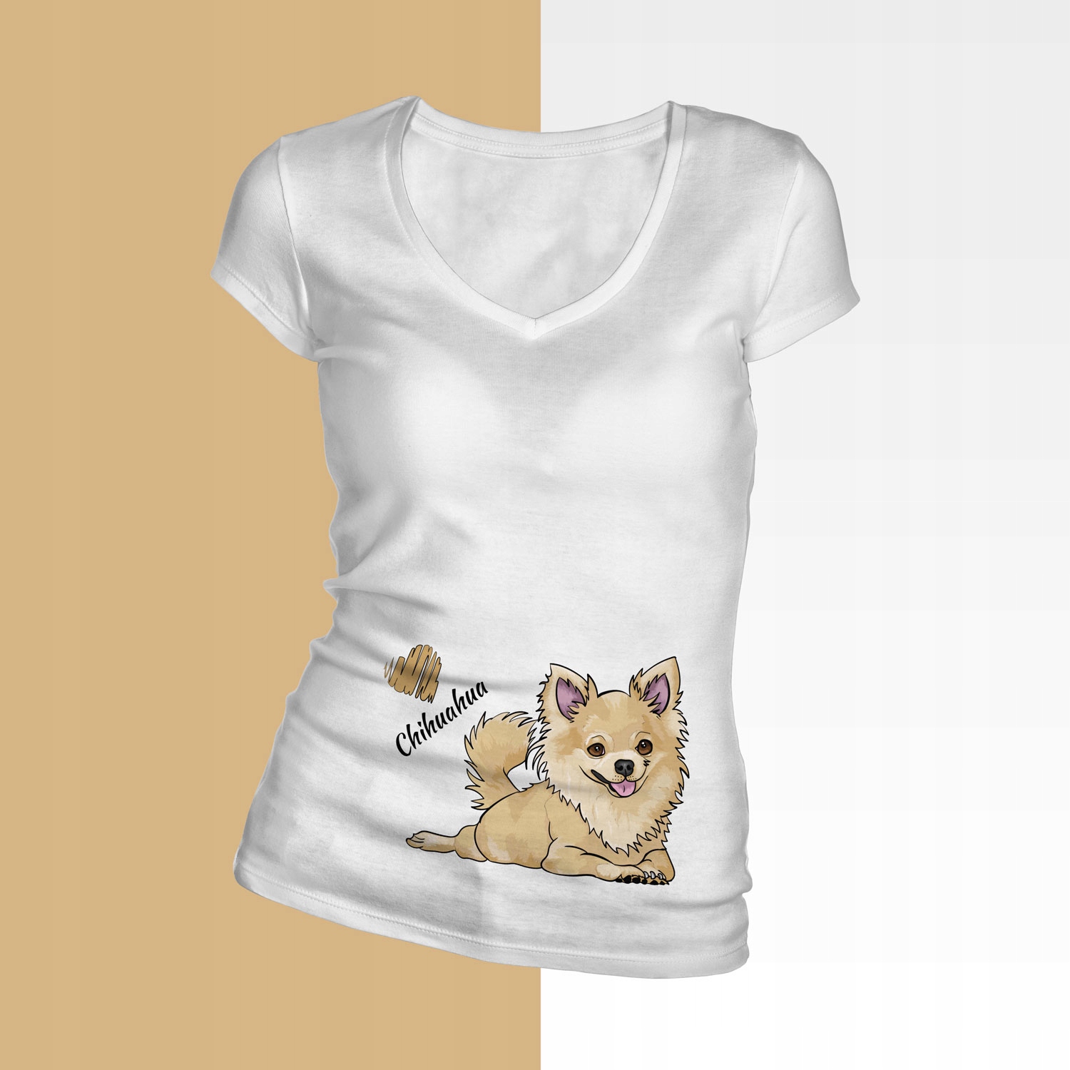 

Koszulka damska chihuahua psia mama