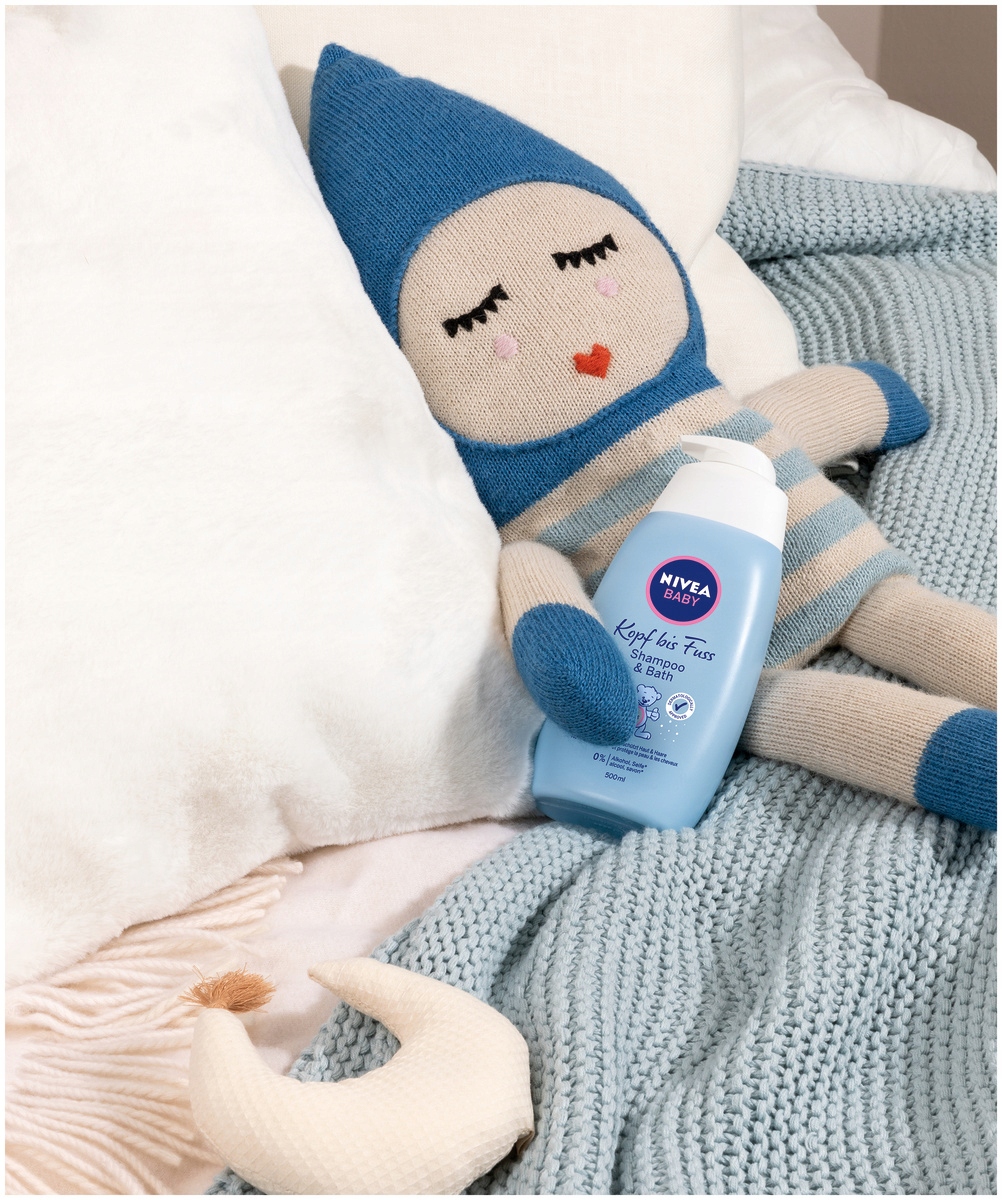 NIVEA BABY Szampon płyn do kąpieli mycia dla dzieci 500ml x 3szt. Stan opakowania oryginalne