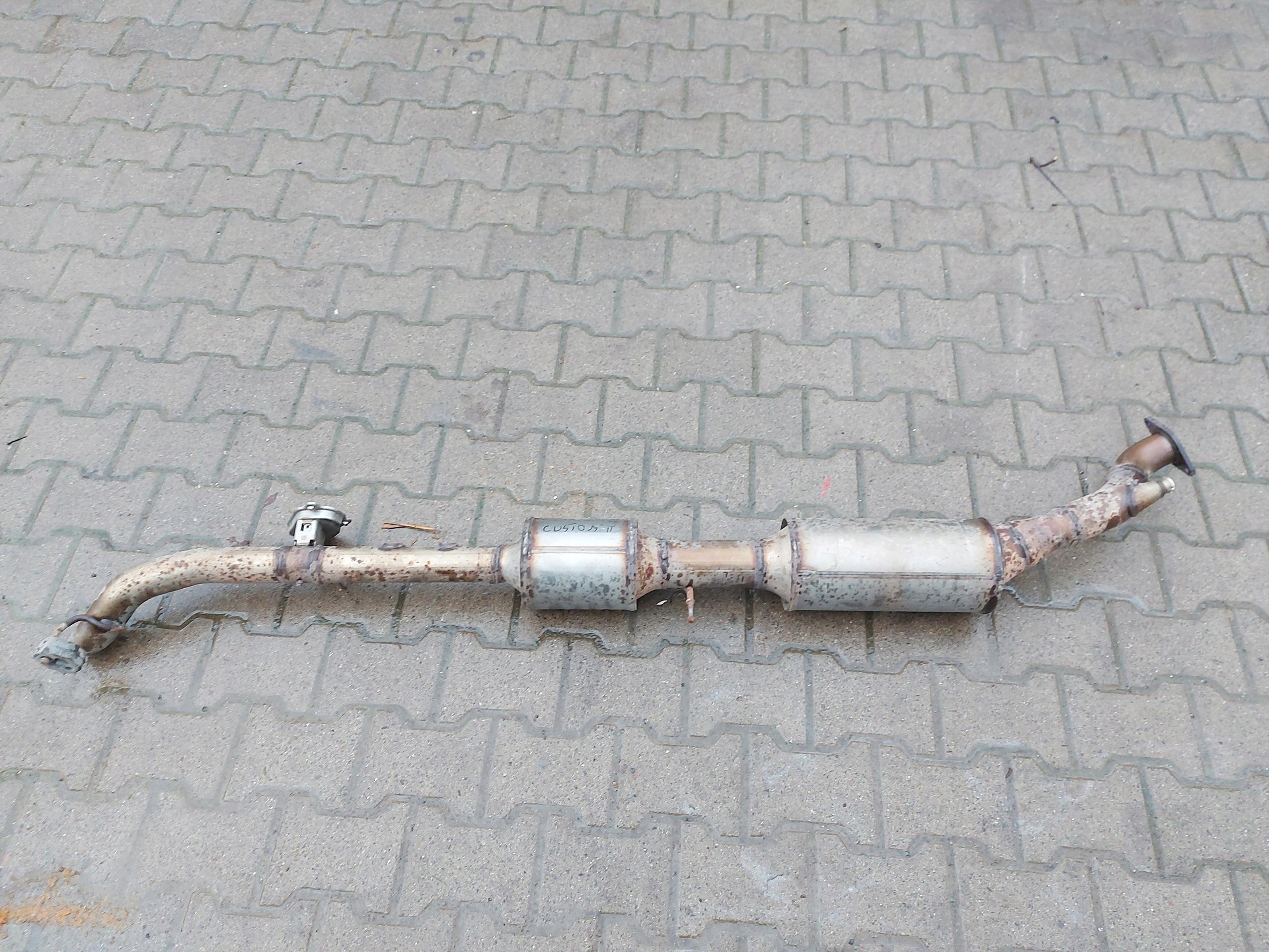 Transit Custom II 2024 tlumik catalyst pipe 2.0d pz31-5f297-jb