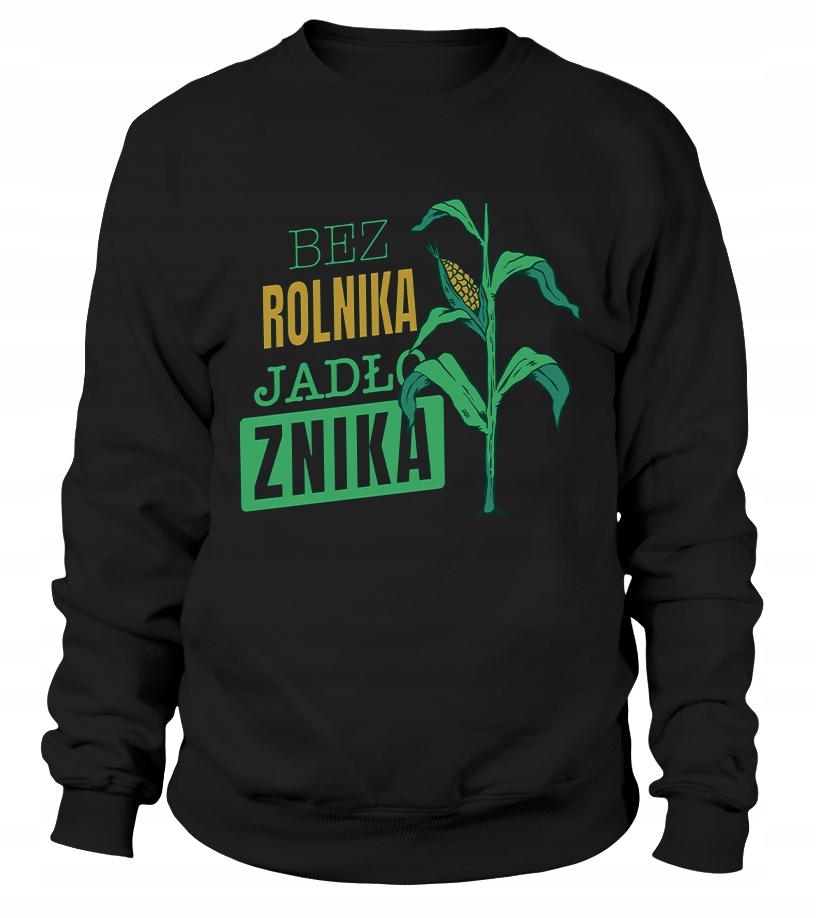 Dámská Mikina bez farmářského vzoru Food Disappears 2XL černá