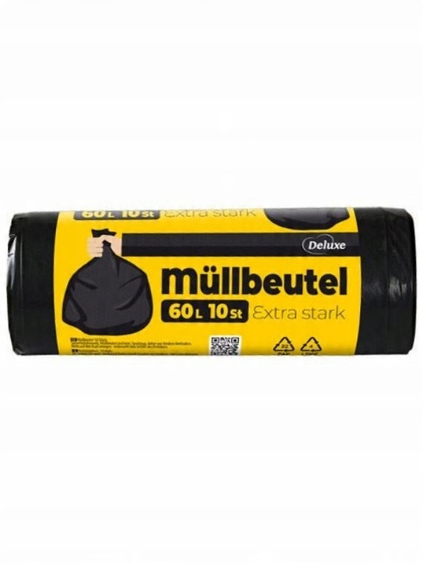 

Deluxe Mullbeutel mocne worki na śmieci 60L 10szt