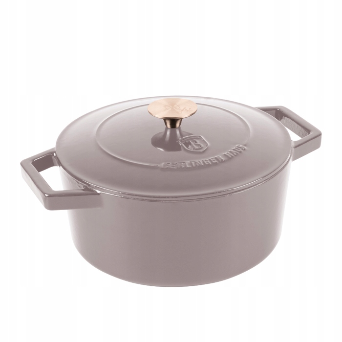 Smaltovaný hrniec 24 cm Berlinger Haus Taupe 4,35L BH-6525