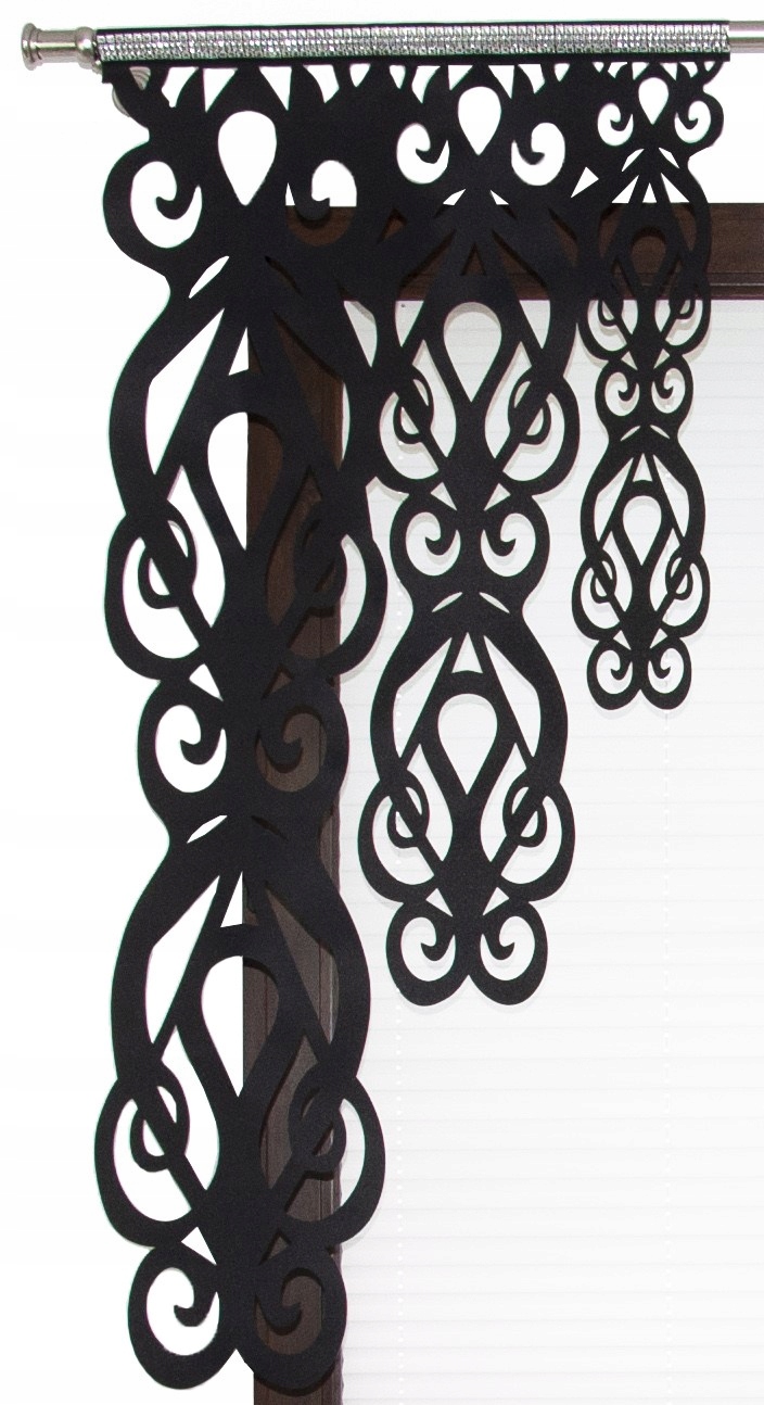 

Ażur Narożny Firana Ozdoba Panel Cyrkonie 50 x 130