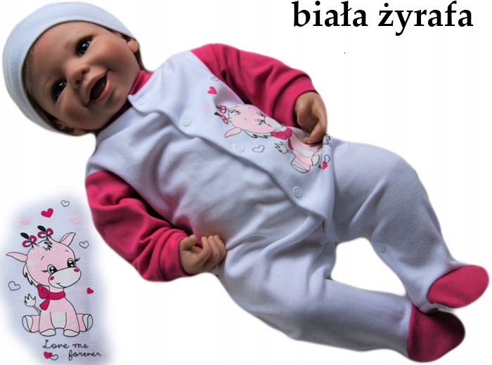 

Pajacyk pajac rozpinany śpioszki 56 bawełniany