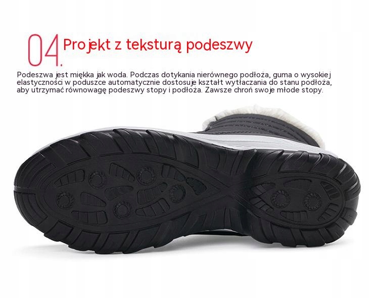 ŚNIEGOWCE DAMSKIE TREKKINGOWE WODOODPORNE r.36 Materiał zewnętrzny skóra ekologiczna