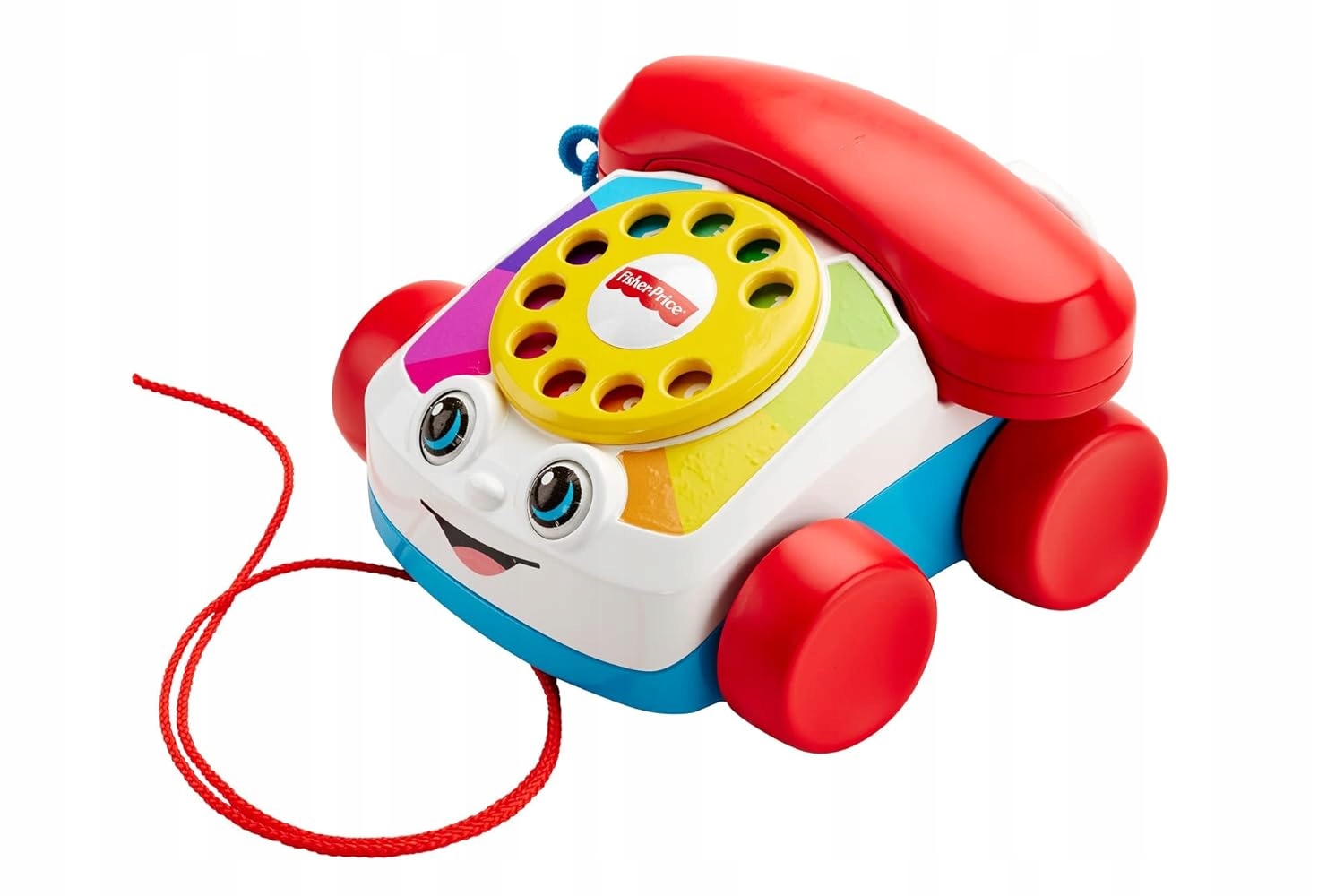 FISHER PRICE FGW66 ZABAWKA TELEFON NA KÓŁKACH ZE SŁUCHAWKĄ DLA DZIECI