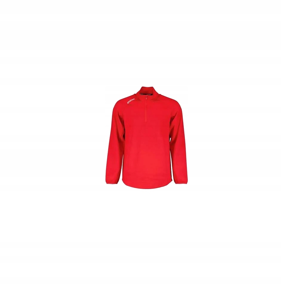 CCM Mikina CCM Locker Room 1/4 Zip 2022 Sr, Senior, M, červená