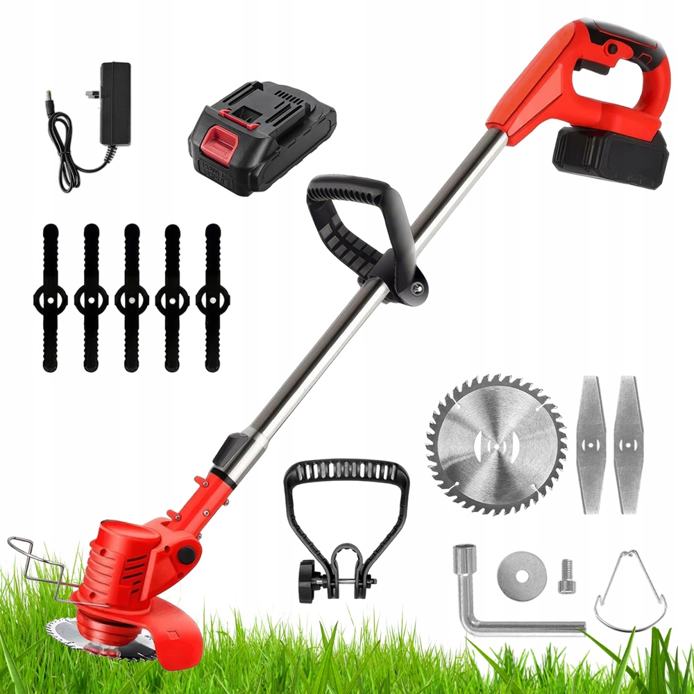 Aku Vyžínač 21V 650W 3 Druhy Nožů 10000OT./MIN Zahradní