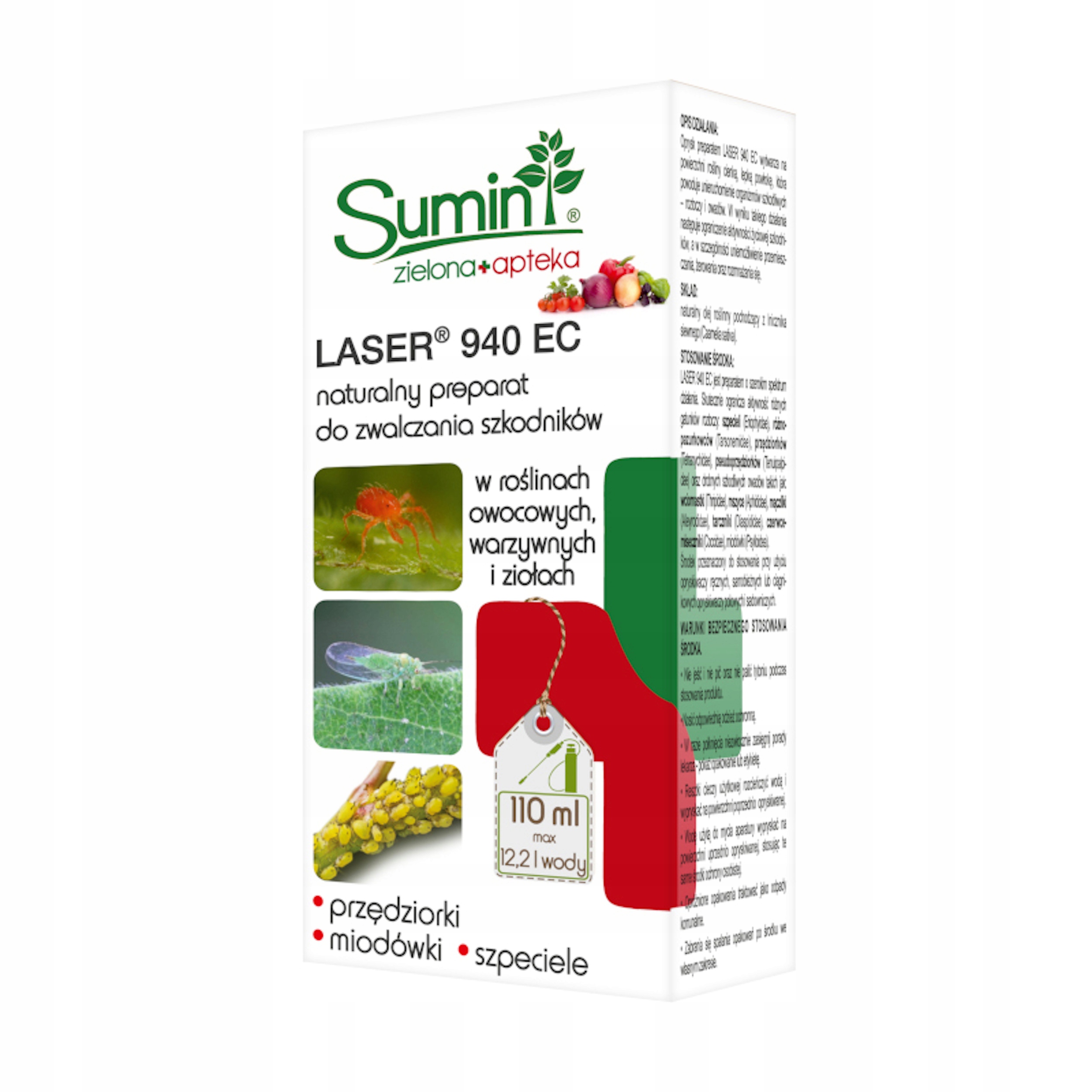 

Laser 940 Ec 110ml szkodniki owoce warzywa zioła