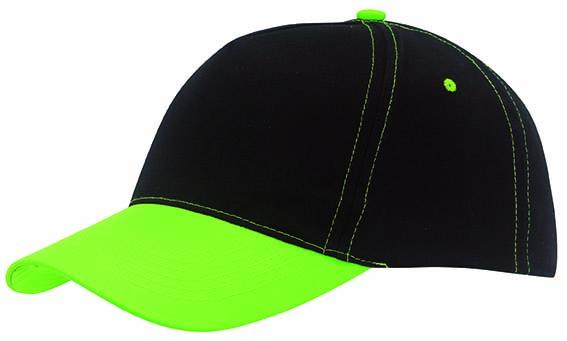 

Czapka Z Daszkiem Baseballówka neonowa
